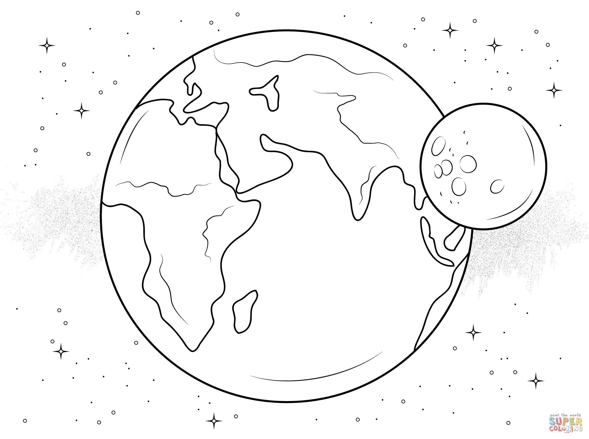 New Moon Coloring Pages