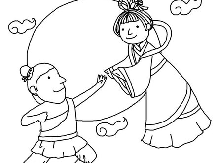 440x330 31 Moon Festival Coloring Pages, New Moon Coloring Pages Az