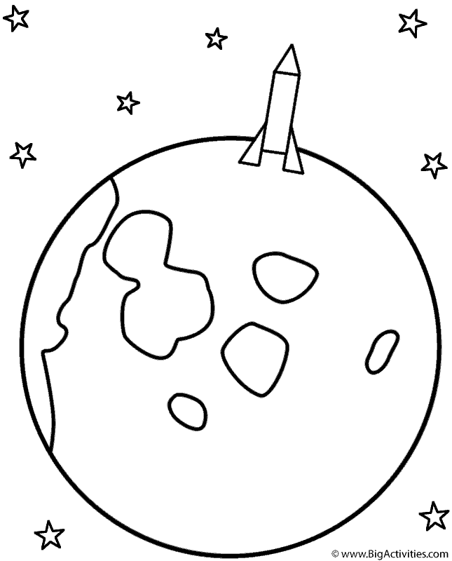 645x800 Rocket Landing On The Moon