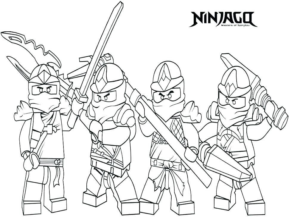 970x728 Ninjago Coloring Pages To Print