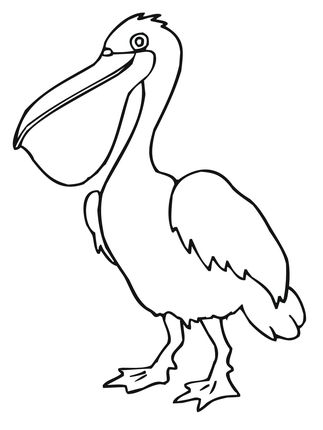 323x430 Flying Bird Coloring Page Silhouette Projects Bird