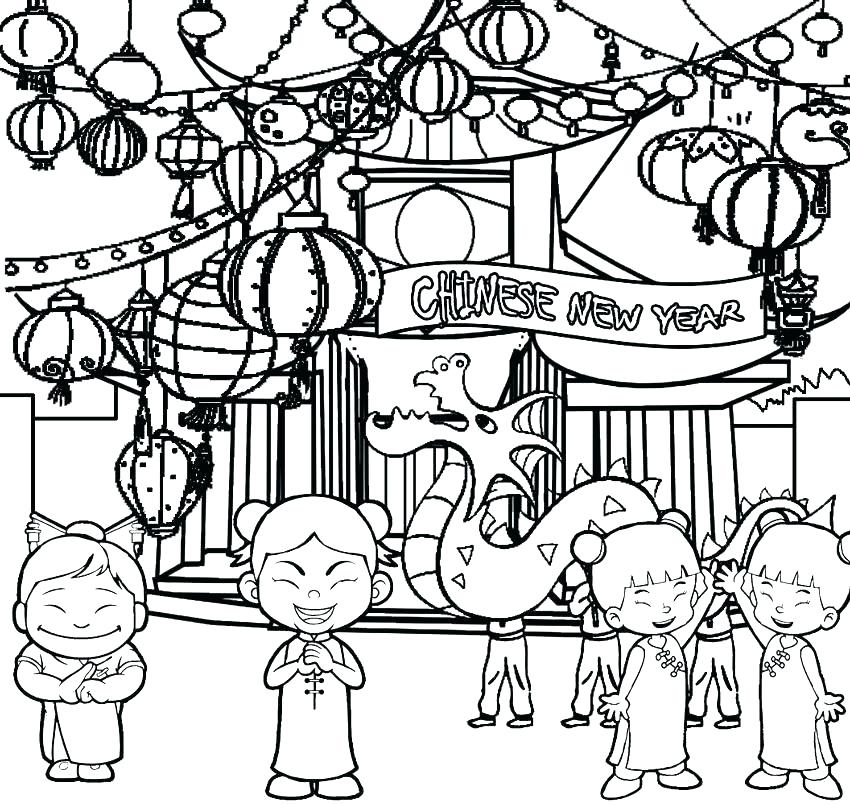 850x805 New Years Coloring Page Print And Colour Happy New Year Poster 3