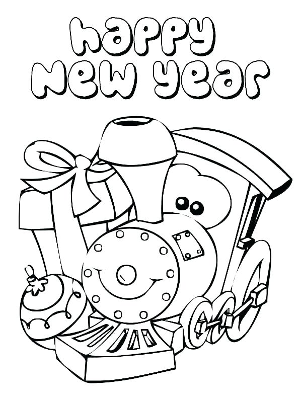 600x799 New Years Coloring Pages Happy New Year Coloring Pages New Years
