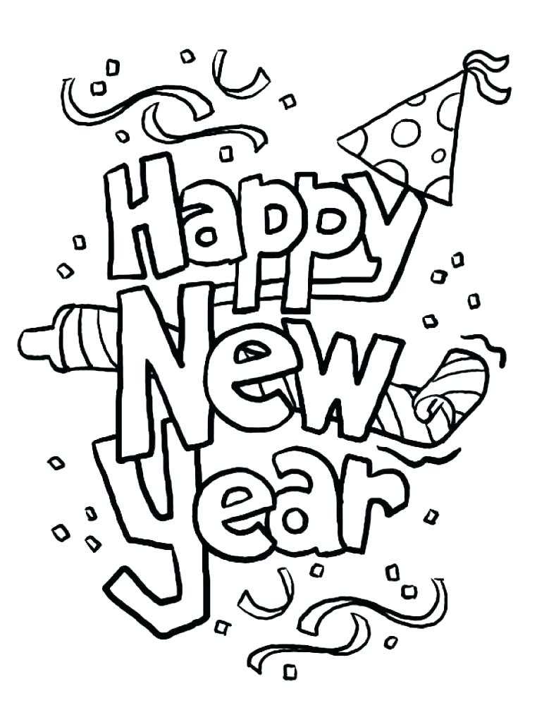 762x1024 Happy New Year 2017 Coloring Pages Finish The Dot On New Year
