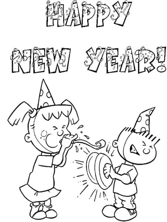 550x727 Happy New Year 2017 Coloring Pages Happy Greeting Images
