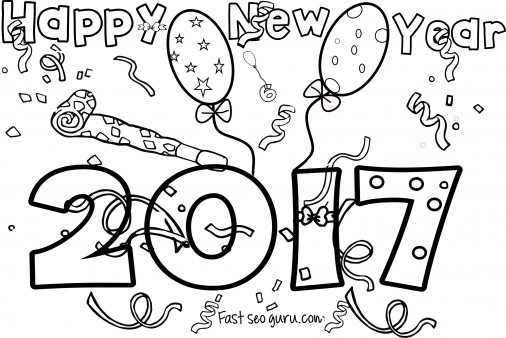 506x338 New Year Coloring Pages Awesome New Year S Ball Coloring Sheets