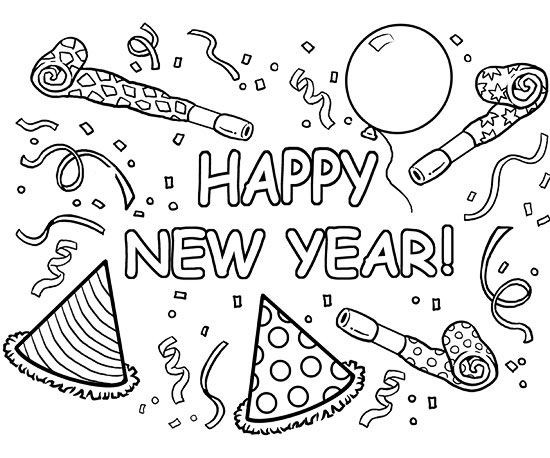 550x458 New Years 2018 Coloring Pages Elegant Printable Winter Coloring