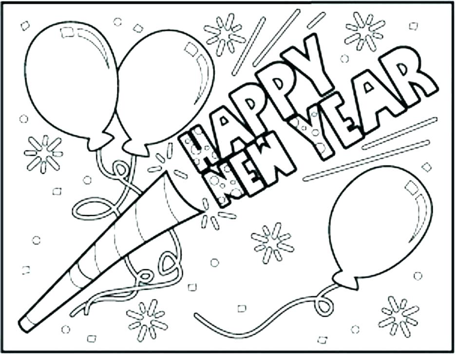 936x729 Happy New Year Coloring Pages Icontent
