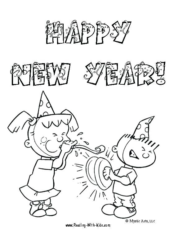 561x742 New Years Eve Coloring Pages Coloring Pages New Year Free New