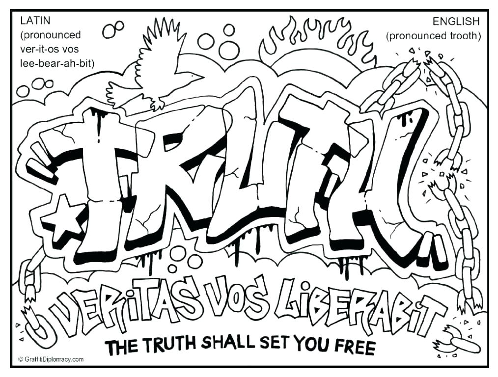 1014x768 Free Printable New City Coloring Pages Graffiti For Kids Many Free