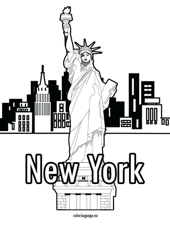 581x794 New York City Coloring Pages Page Coloring Collection