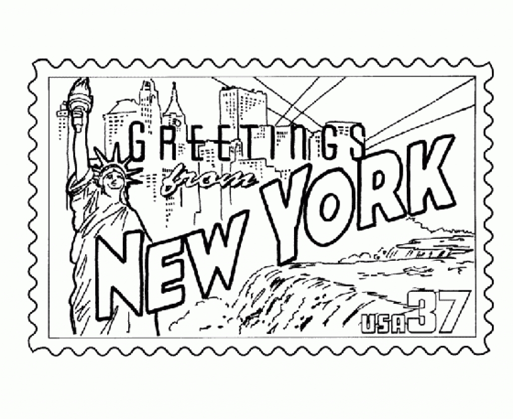 1024x837 New York City Coloring Pages. Gallery Of Full Size Of Coloringsan