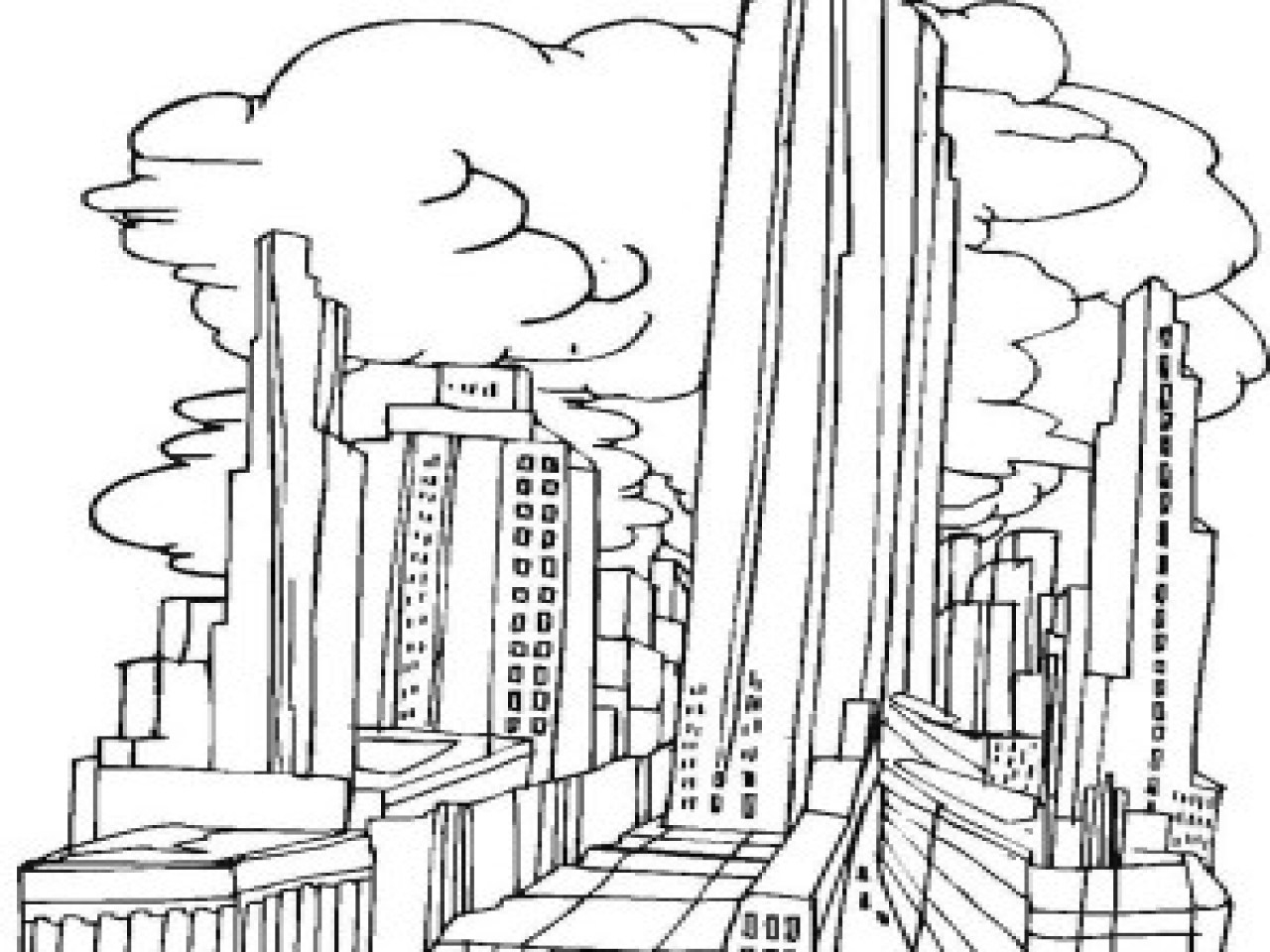 1280x960 New York Coloring Pages