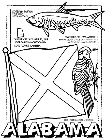 New York State Coloring Page