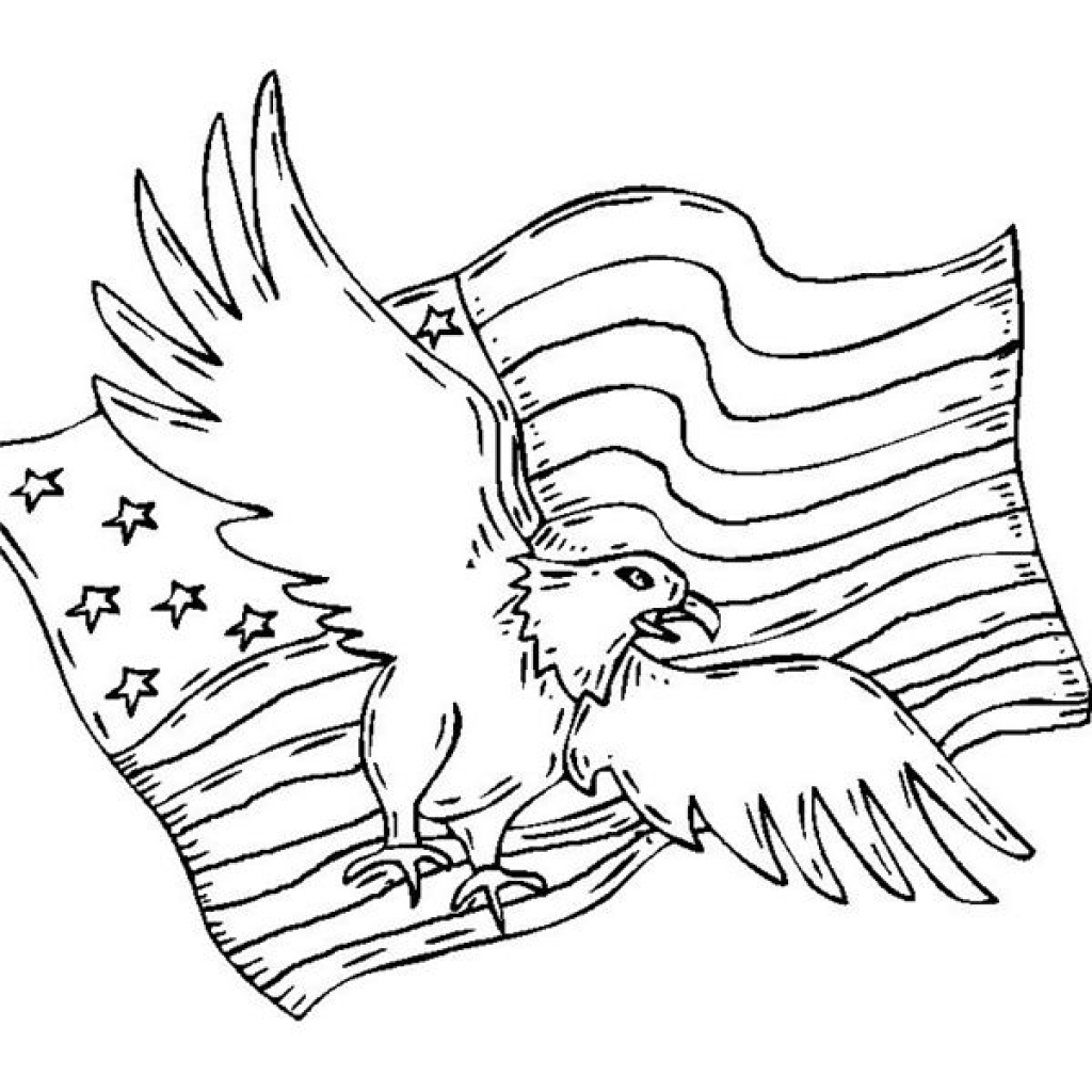 1024x1024 American Flag Coloring Sheet Wallpaper Download Us Symbols Pages