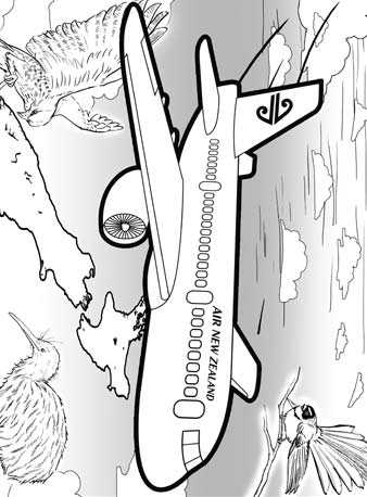 New Zealand Coloring Pages