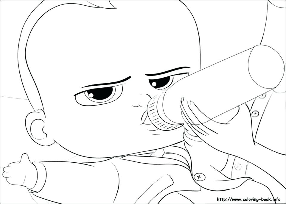 960x686 Online Boss Baby Coloring Pages For Kids Get This Printable Murs