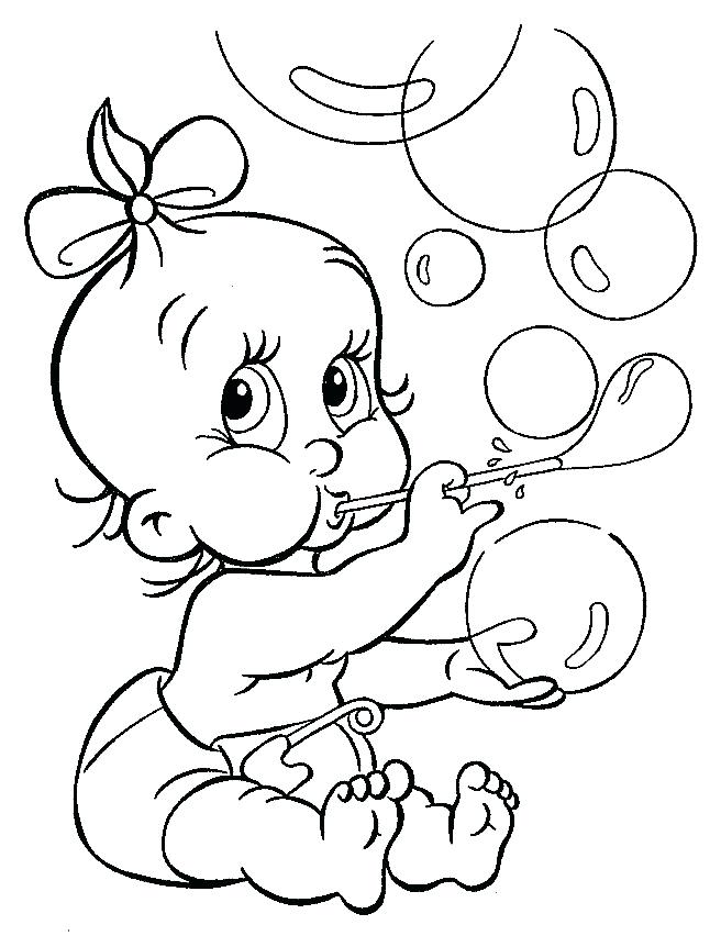 656x852 Elegant New Baby Coloring Pages For Of Babies Free Printable 18