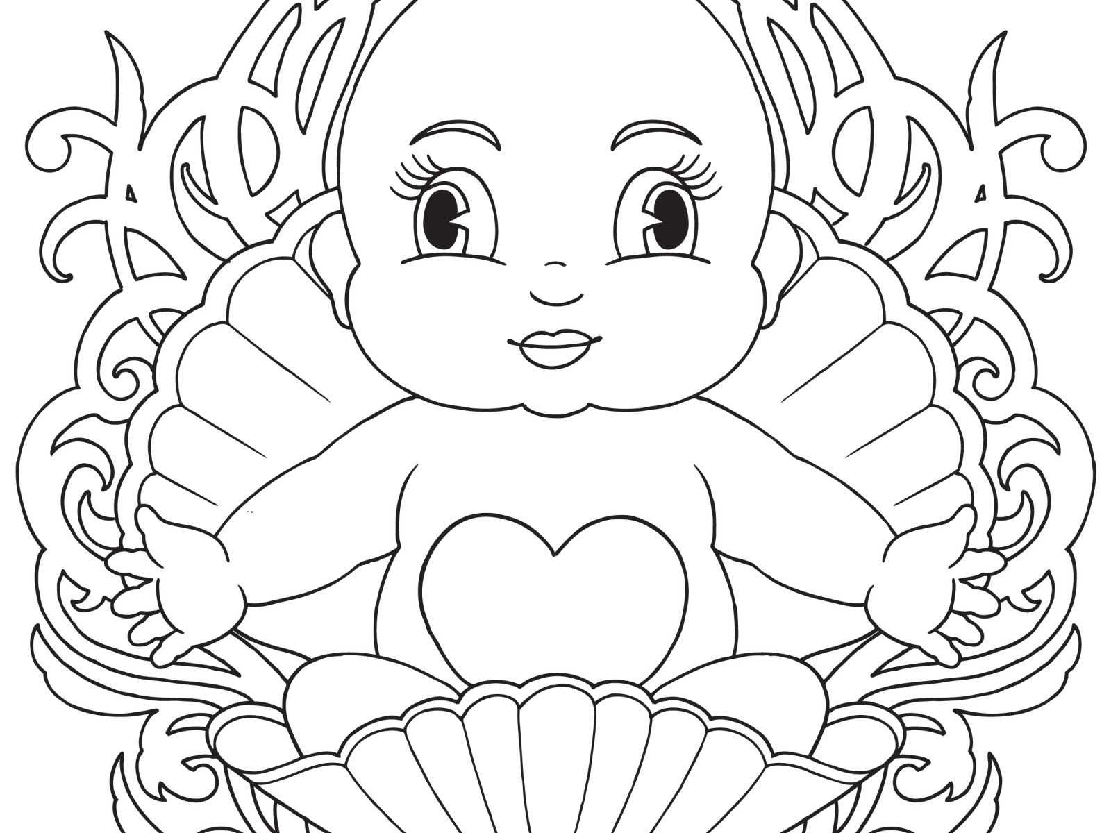 1600x1200 Printable Babies Coloring Pages Baby Free Child Online Welcome New