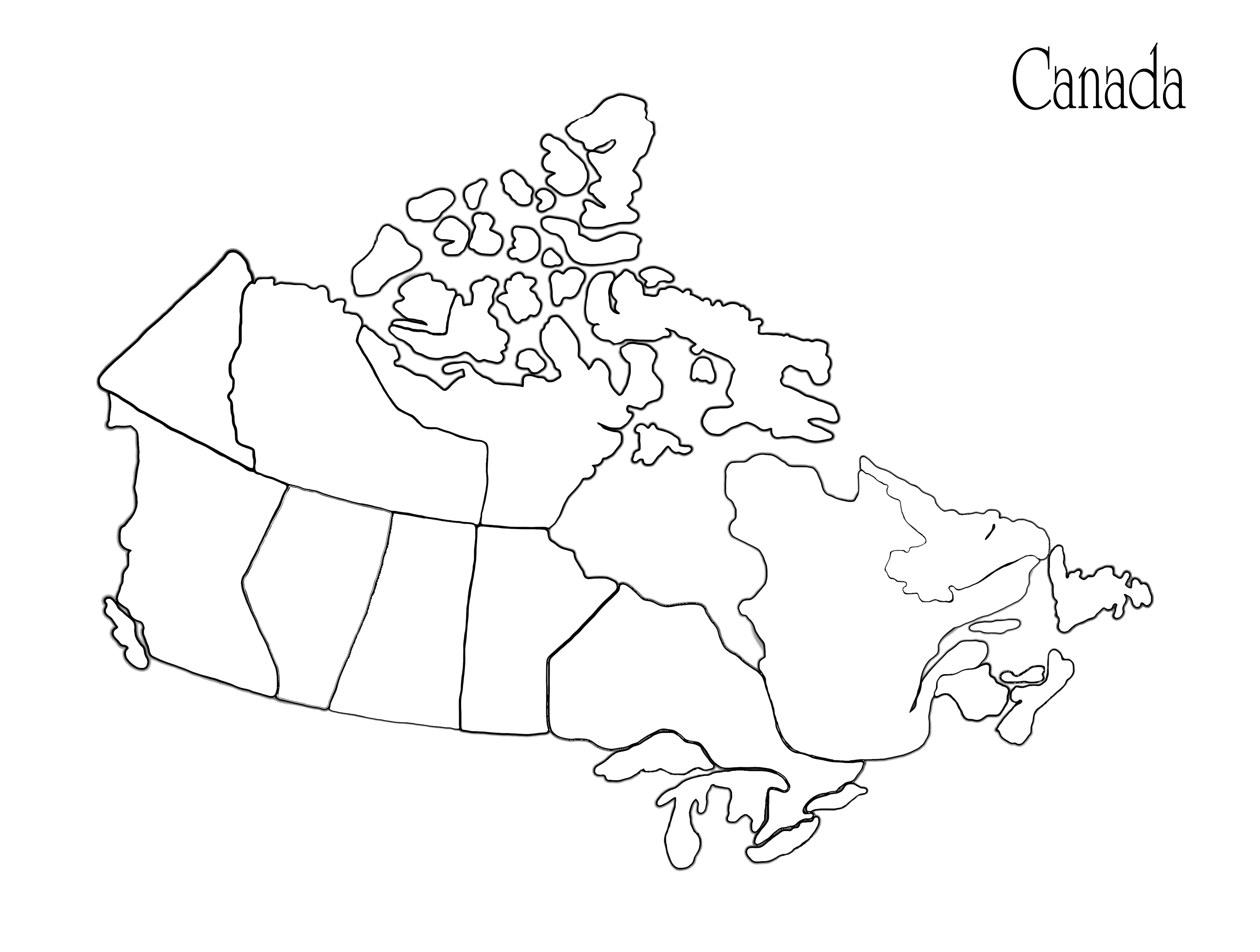3000x2265 Newfoundland Animal Coloring Pages Canada At 10