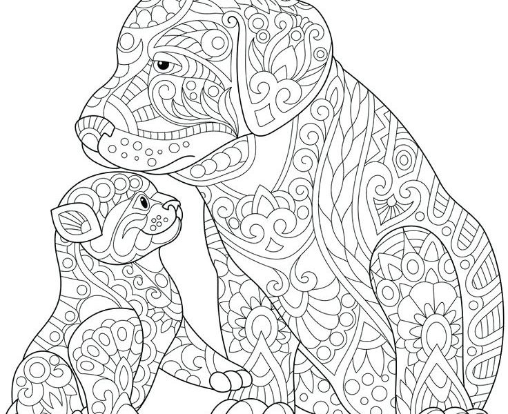 736x600 Dog Coloring Page Cat And Dog Coloring Pages Dog Coloring Pages