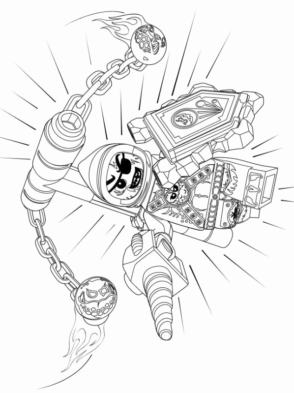 Nexo Knight Coloring Pages