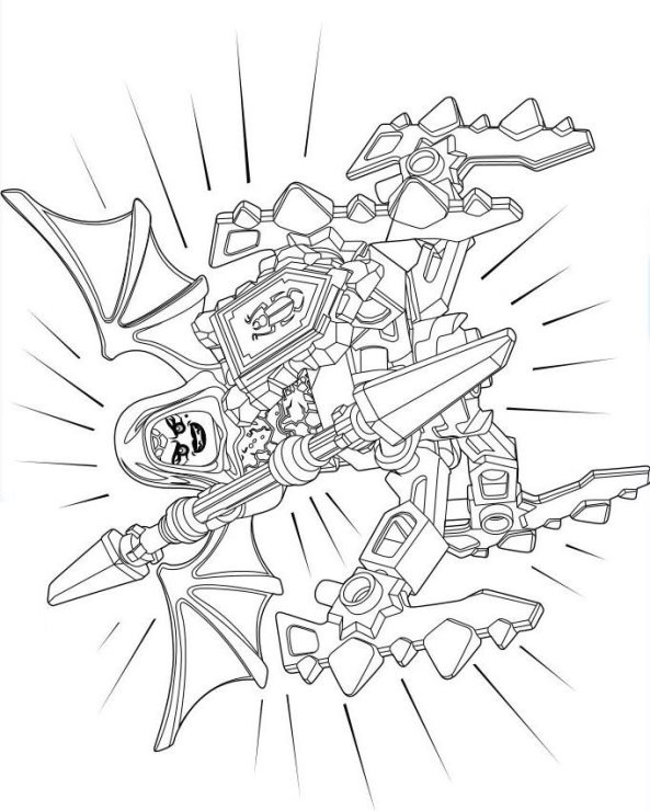 593x740 Kids N 29 Coloring Pages Of Lego Nexo Knights
