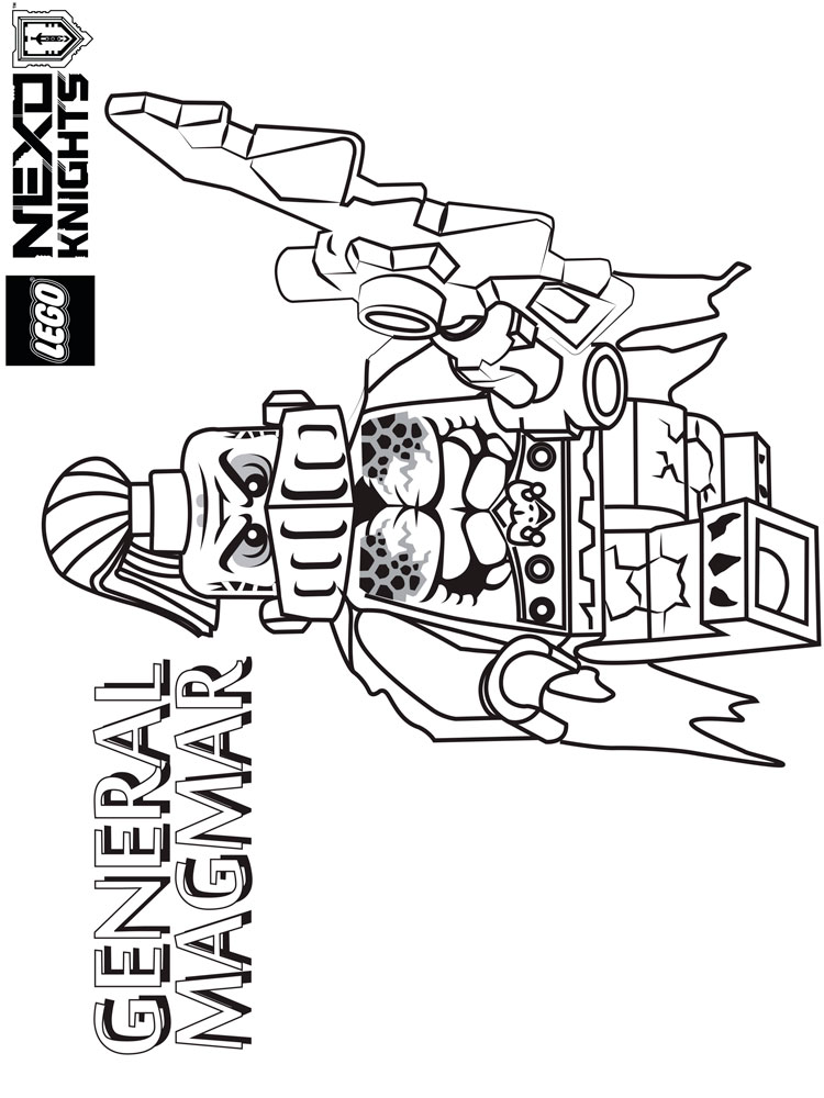 750x1000 Lego Nexo Knight Coloring Pages For Boys 11