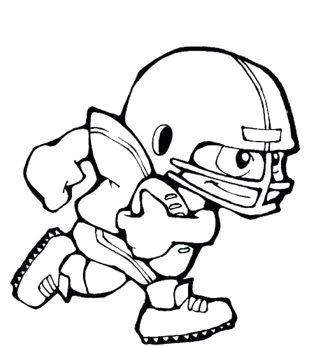 618x694 Nfl Coloring Pages Players Coloring Pages Of Football Players