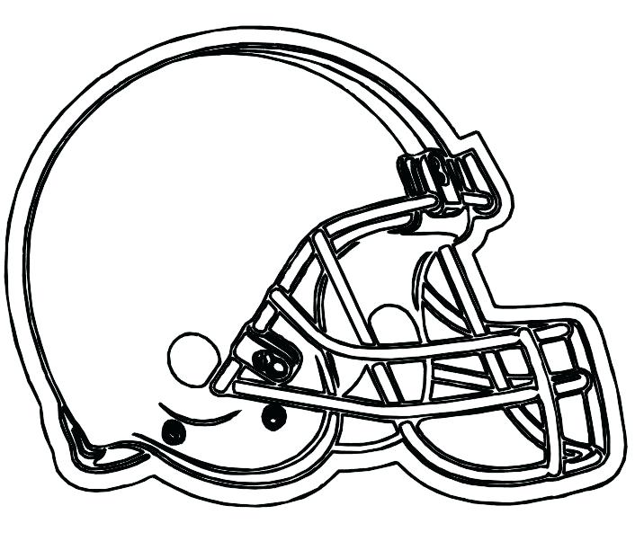 716x612 Football Color Page Helmet Football Browns Coloring Pages Nfl