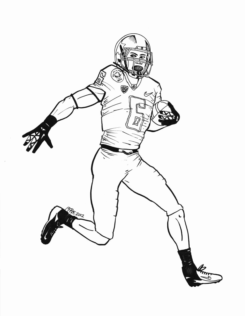 792x1024 Coloring Pages Football Players 127 Nfl Print Coloring Pages