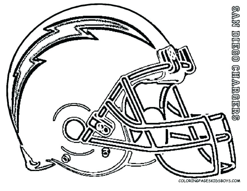 Nfl Helmet Coloring Pages