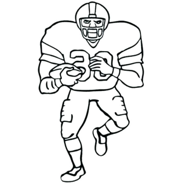 600x600 Nfl Coloring Page