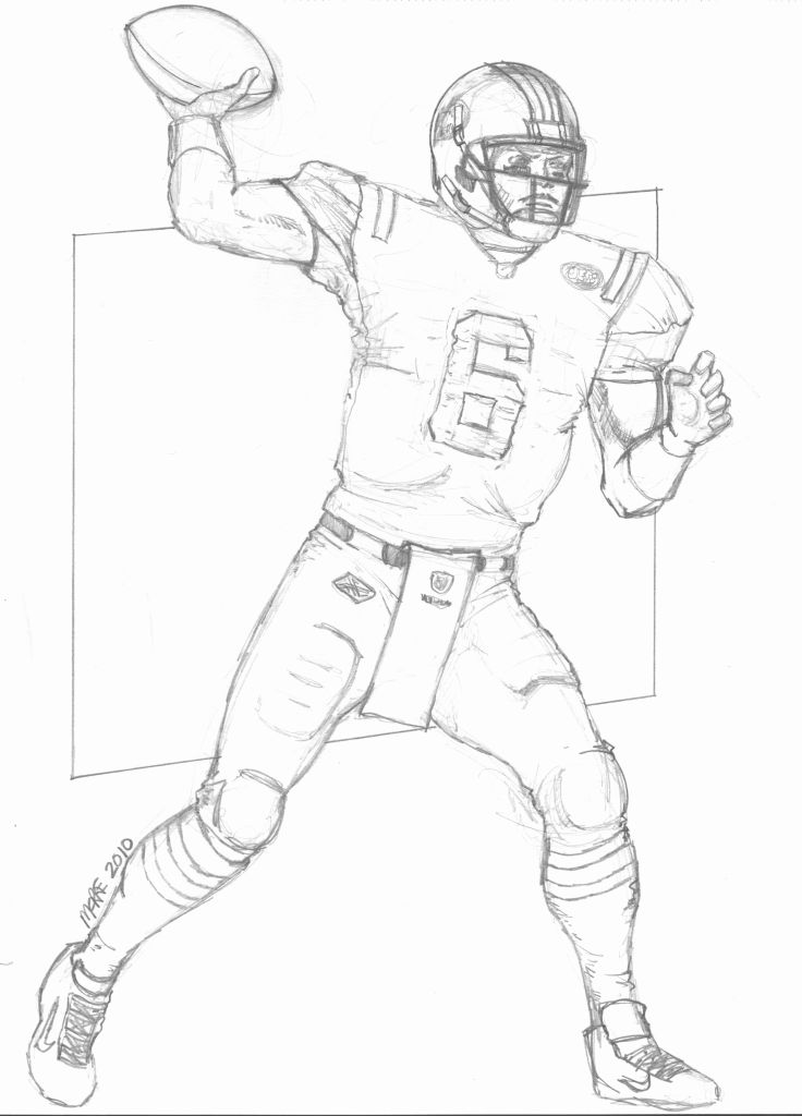 Nfl Player Coloring Pages