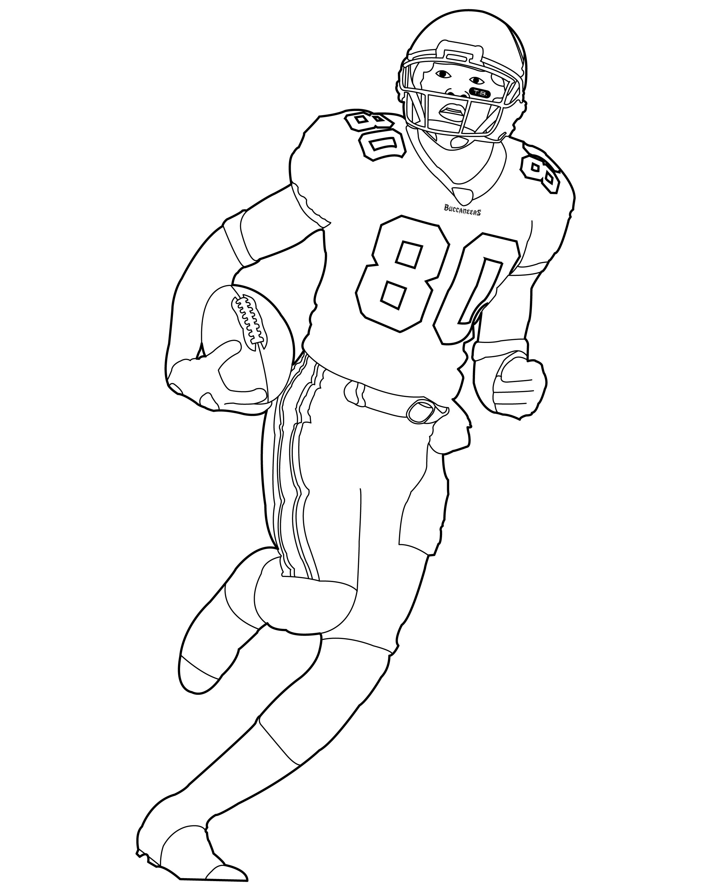 2400x3000 Football Player Coloring Pages Getcoloringpages Free Of Nfl