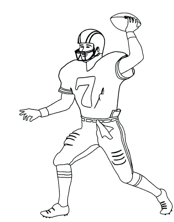 600x764 Nfl Football Player Coloring Pages Ravens Coloring Page Players