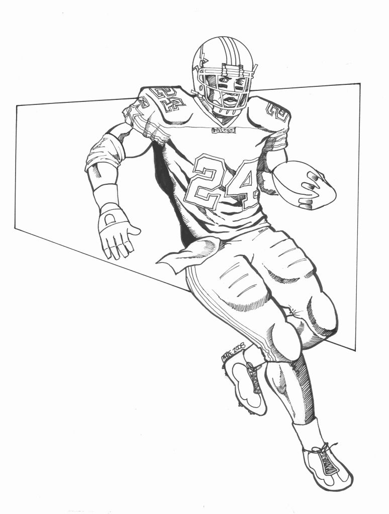 774x1024 Coloring Pages Of Football Players