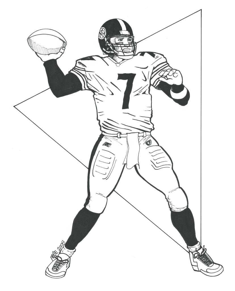 828x1024 Easily Steelers Coloring Pages Page Click The Logo Free
