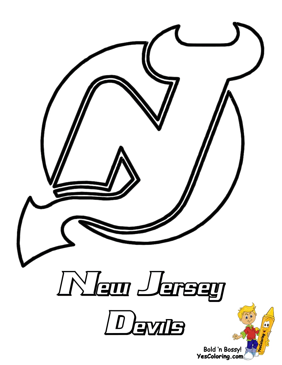 Nhl Hockey Coloring Pages