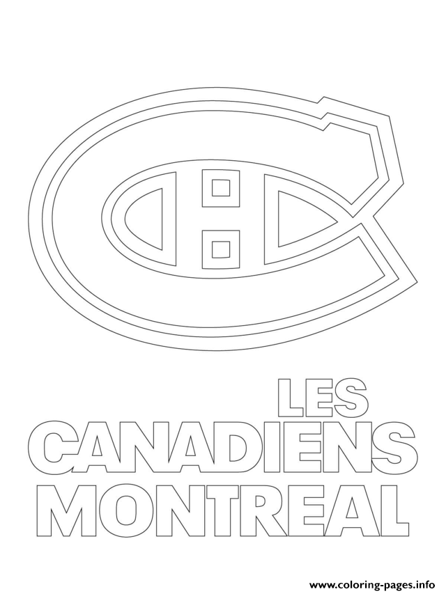 640x853 Montreal Canadiens Habs Logo Nhl Hockey Sport1 Coloring Pages