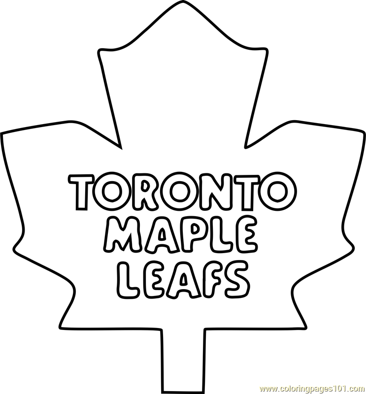 743x800 Toronto Maple Leafs Coloring Pages Toronto Maple Leafs Logo
