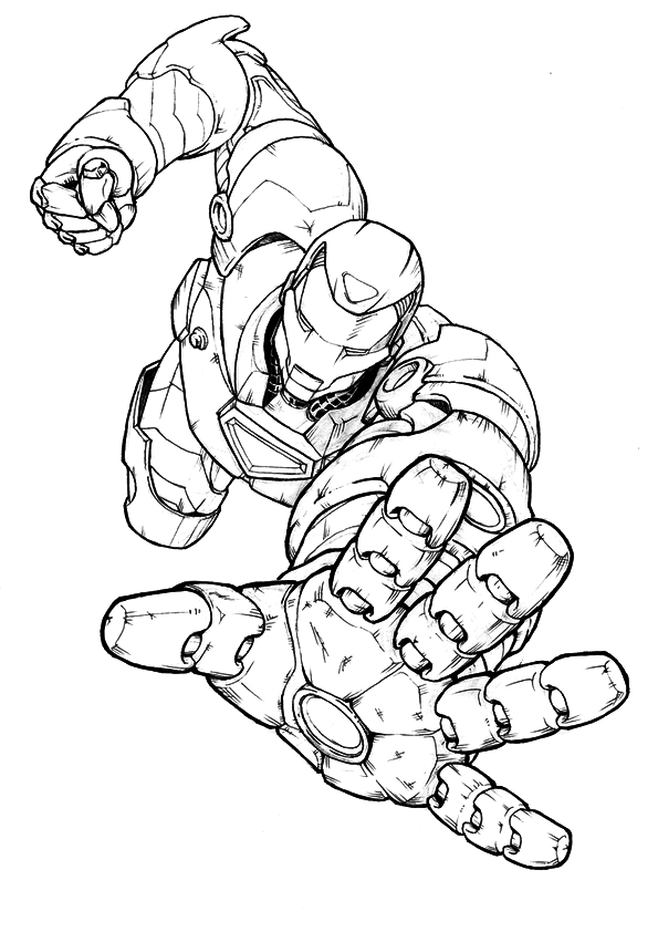 595x842 Nick Fury Coloring Pages