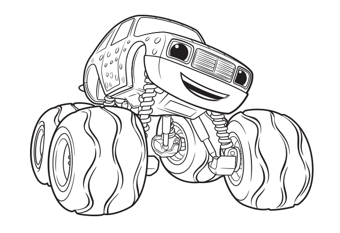668x458 Blaze And The Monster Machines Coloring Pages