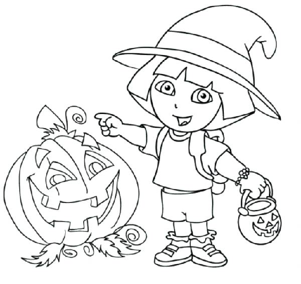 600x568 Nick Jr Halloween Para Colorear Nick Jr Para Stunning Nick Jr