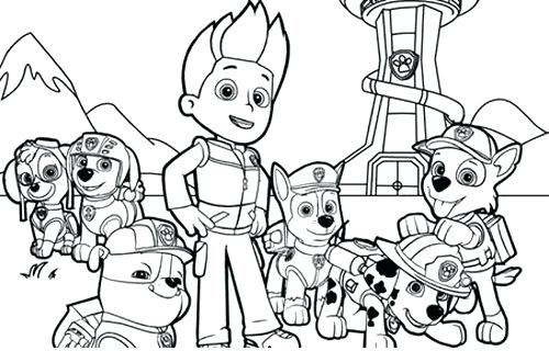 500x320 Free Printable Paw Patrol Coloring Pages And Free Printable Paw