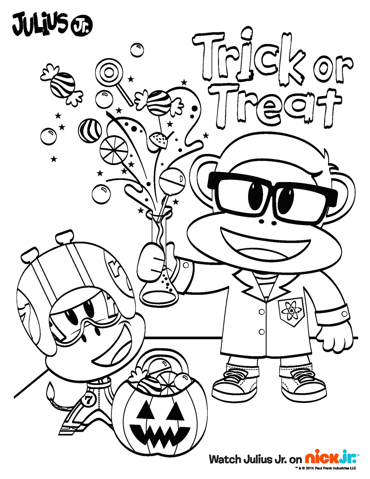 1200x1553 Nick Jr Halloween Coloring Pages Newyork
