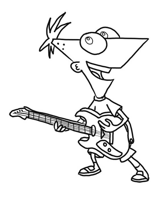 580x696 Phineas And Ferb To Color For Kids Phineas And Ferb