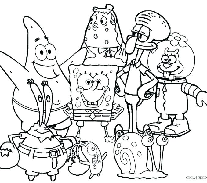 678x600 Nickelodeon Coloring Pages