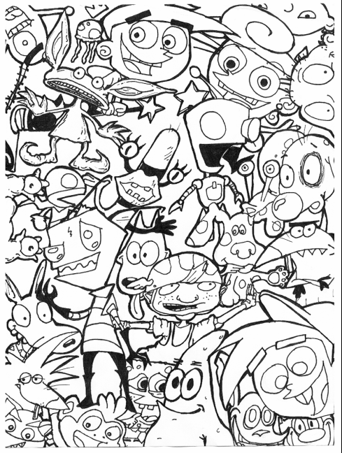 Nickelodeon Coloring Pages