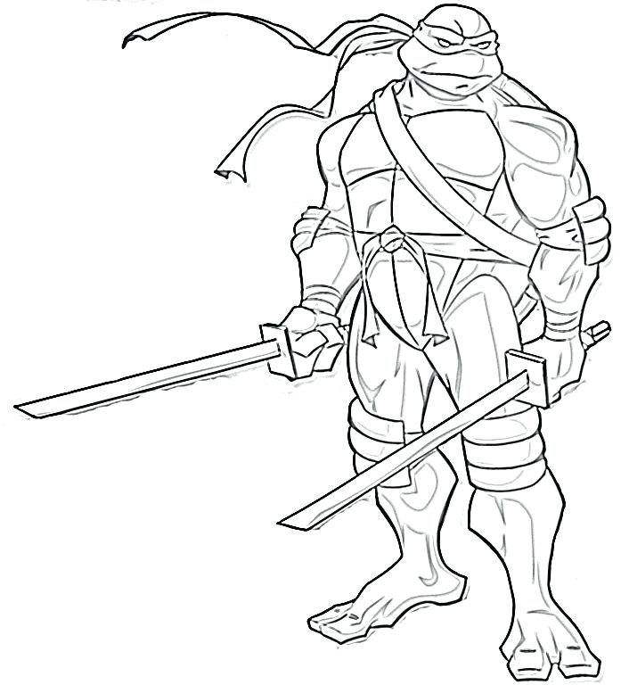 706x768 Nickelodeon Teenage Mutant Ninja Turtles Printable Coloring Pages